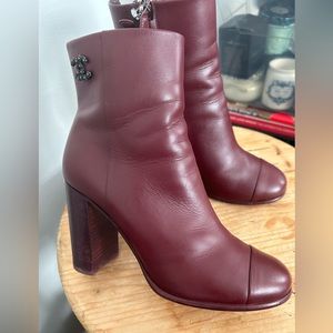 Chanel Cap toe boots